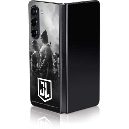 The Justice League (2017) Profile Characters Poster Galaxy Z Fold5 5G Skin